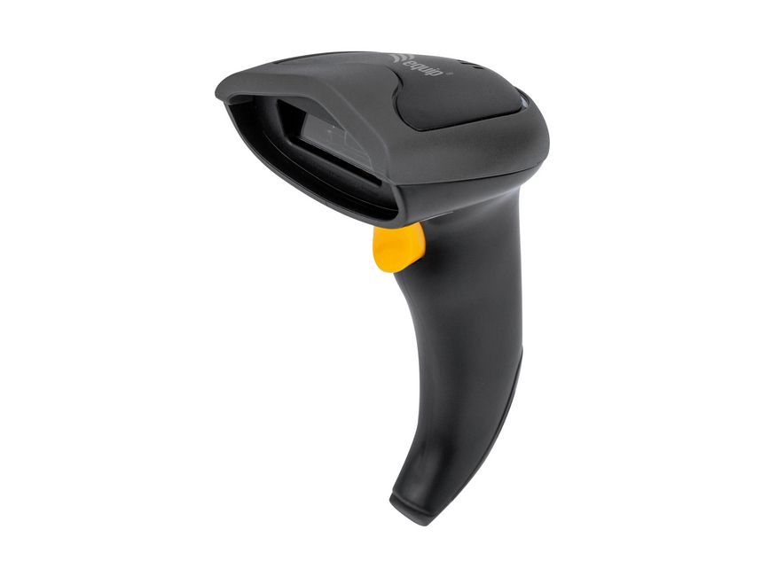 351021 - Escner EQUIP de Cdigo de Barras LED 1D/2D USB 1.8m IP54 Soporte Negro (351021)
