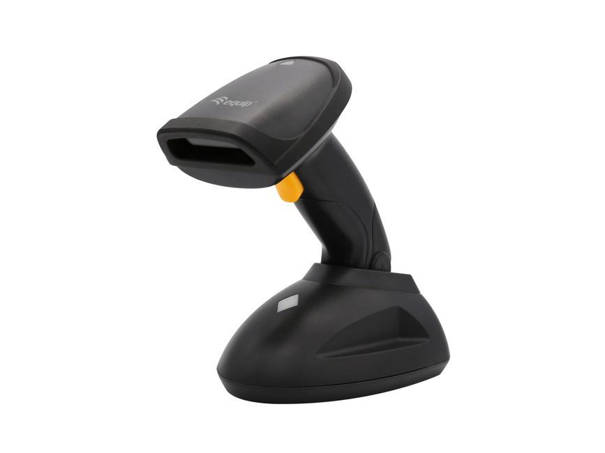 351026 - Escner EQUIP de Cdigo de Barras LED 1D/2D Wireless LAN IP54 Soporte Negro (351026)