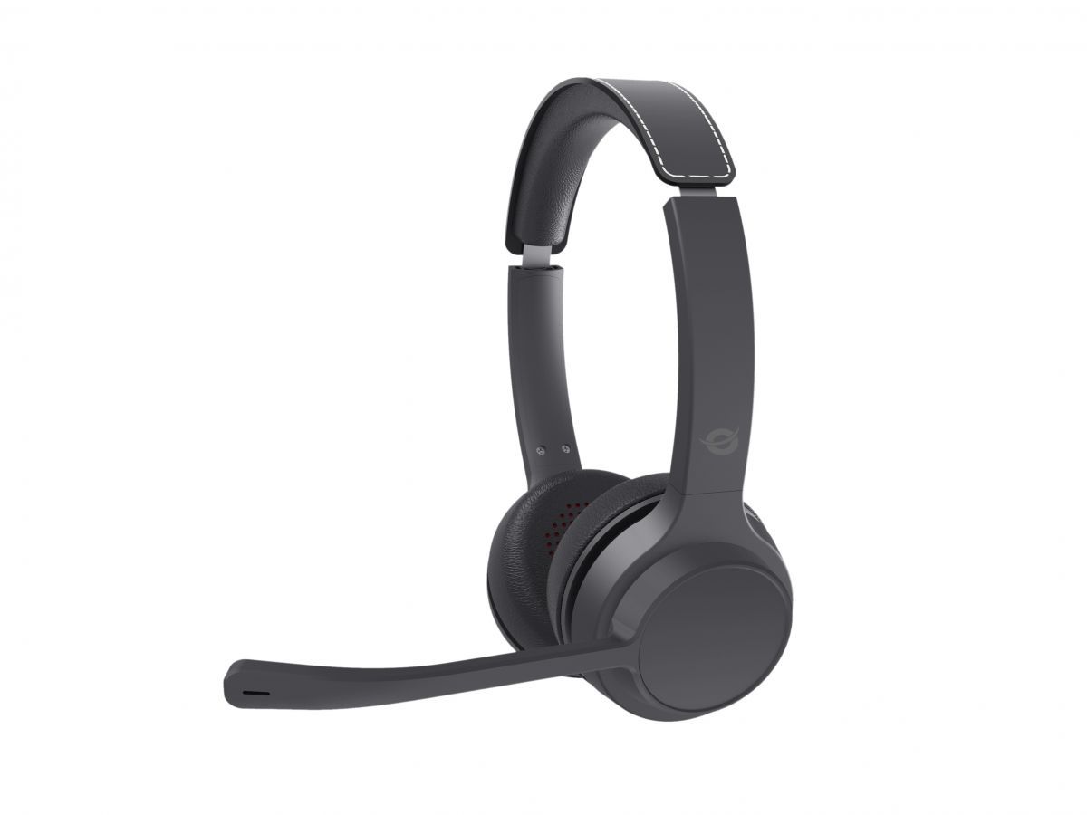 POLONA04B - Auriculares+Micr�fono CONCEPTRONIC Supraurales Binaurales Bluetooth 5.2 USB-C 3.5mm Negros (POLONA04B)