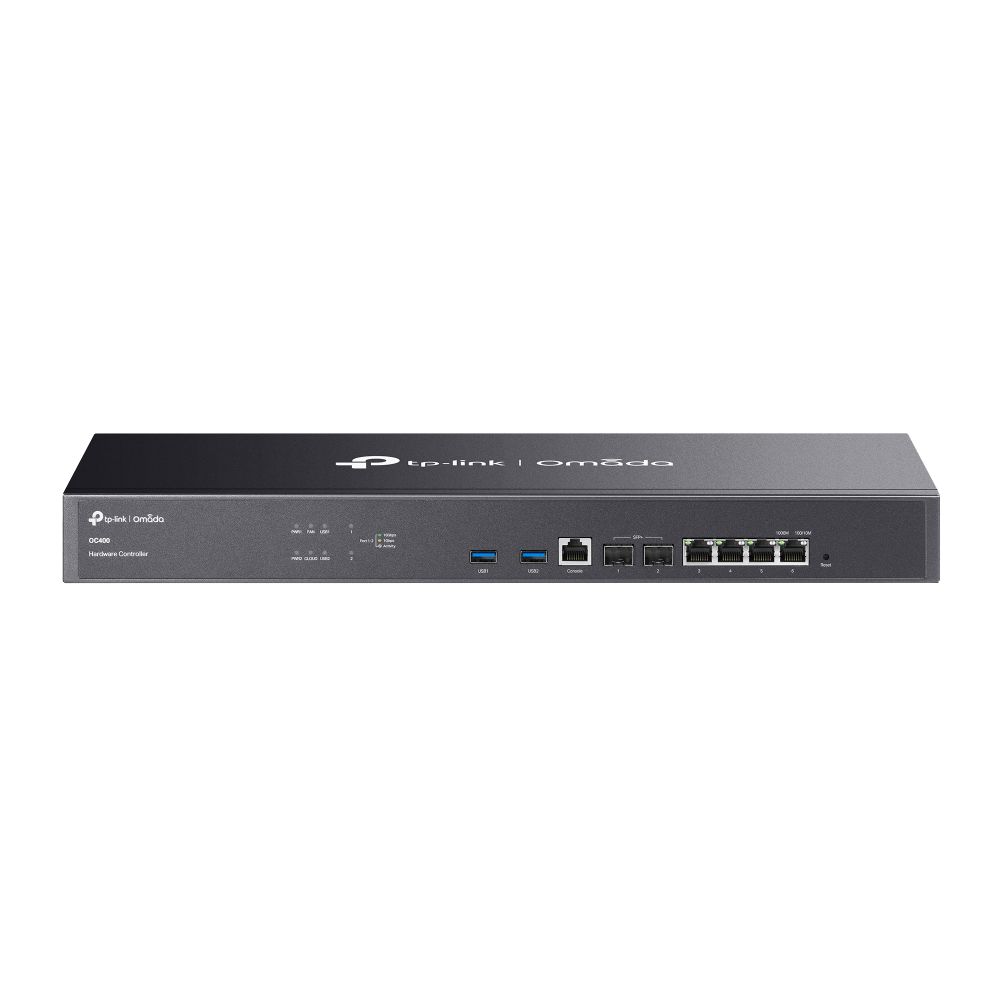 OC400 - Controlador Hardware TP-Link Omada 2xUSB 3.0 2xRJ45 2xSPF+ 10GbE Gris (OC400)