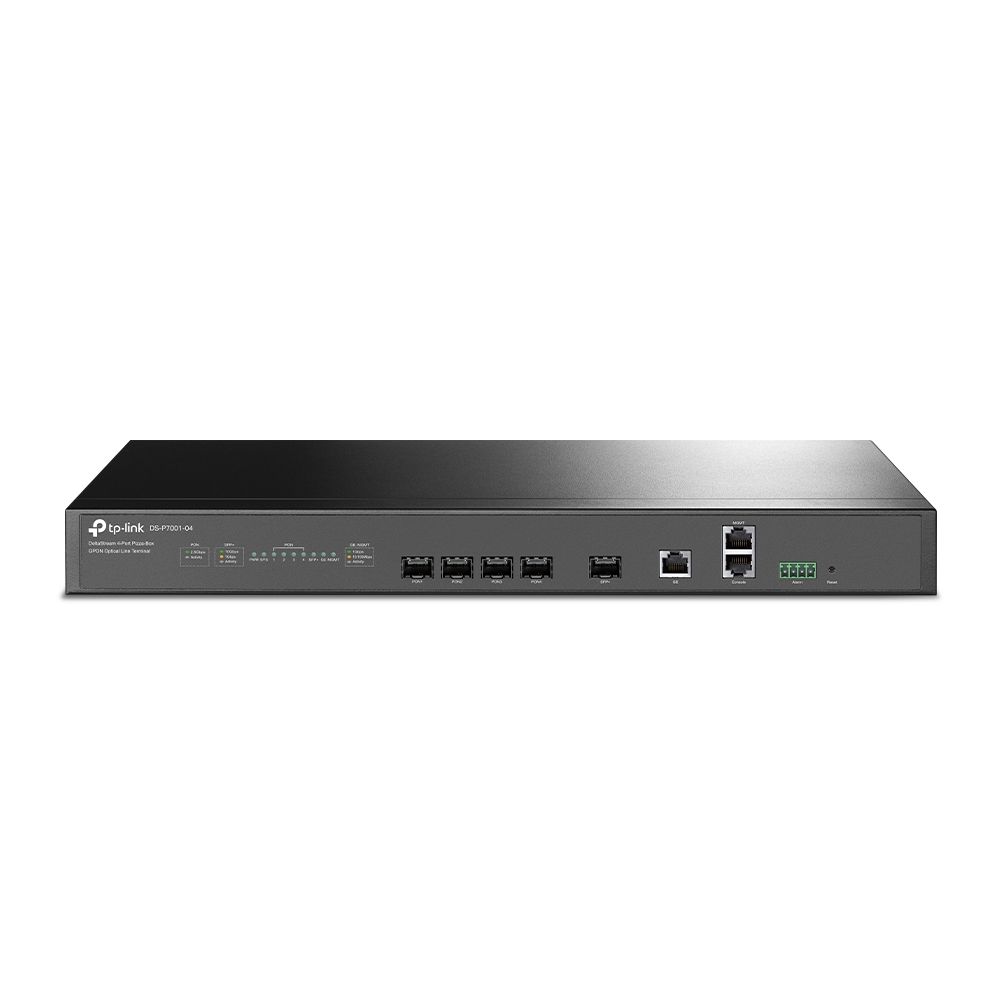 DS-P7001-04 - Terminal de Lneas pticas TP-Link DeltaStream 4xGPON 2xSFP+ 10GbE 1xRJ45 GbE Negro (DS-P7001-04)