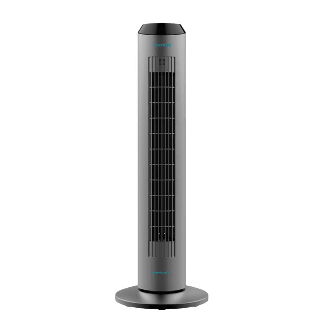 05924 - Ventilador de Torre CECOTEC EnergySilence 8190 Skyline Ionic 60W 3 Velocidades Oscilante Temporizador Mando a Distancia Negro/Gris (05924)