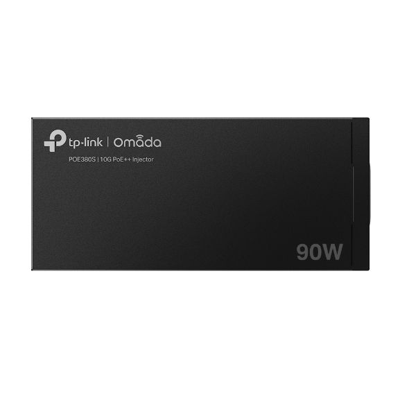 POE380S - Inyector TP-Link PoE++ Omada 2xRJ45 90W Negro (POE380S)