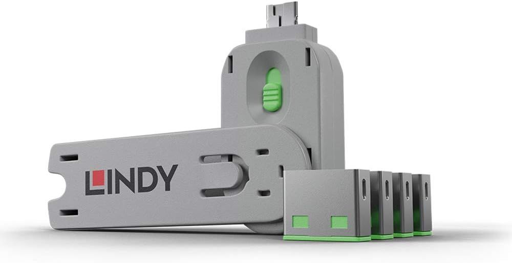 40451 - Llave bloqueadora LINDY para puerto 4Usb-A (40451)