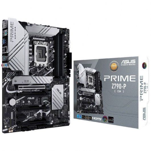 90MB1CK0-M0EAYC - Placa base ASUS PRIME Z790-P-CSM:(1700) 4DDR5 M.2 SATA3 PCIe USB 2.0 USB-A 3.0/3.1 USB-C 3.2 DP HDMI RJ45 PS/2 7.1 ATX WiFi Gigabit Ethernet 2.5