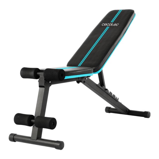 07188 - Banco de musculacin CECOTEC Drumfit SetUp 7000, para pesas acolchado, plegable, ajustable en 7 niveles y reclinable 180(07188)