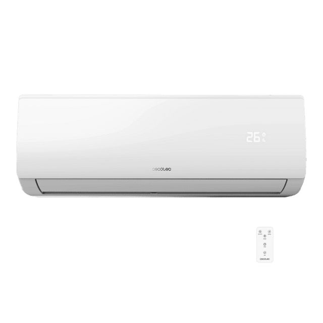08181 - A.C. CECOTEC Split AirClima 9000 Smartfresh 9000 BTU Pantalla LED 8 Velocidades 5 Modos (Automtico/Refrigeracin/Ventilacin/Calefaccin/Deshumidificacin) Mando a Distancia Blanco (08181)