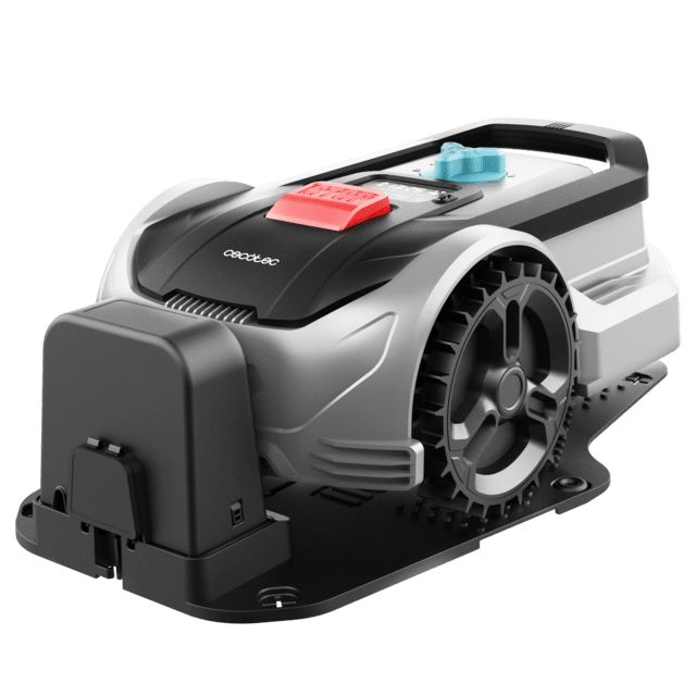 04478 - Cortacsped CECOTEC Conga GrassHopper 500 Connected. Motor Digital Brushless. Para superficies de hasta 500 m2, Pendiente mxima de 27%. Regulador de las hojas de corte. Sensor detector de lluvia. Control APP. (04478)