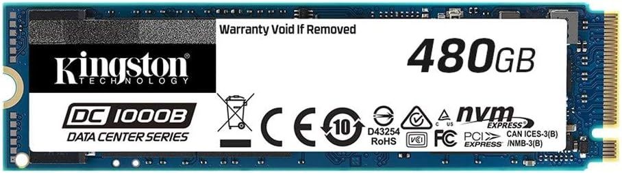 SEDC1000BM8/480G - SSD Kingston 4800Gb M.2 2280 NVMe PCIe 3.0 3D TLC NAND Lectura 3200 Mb/s Escritura 565 Mb/s PC/Porttil (SEDC1000BM8/480G)
