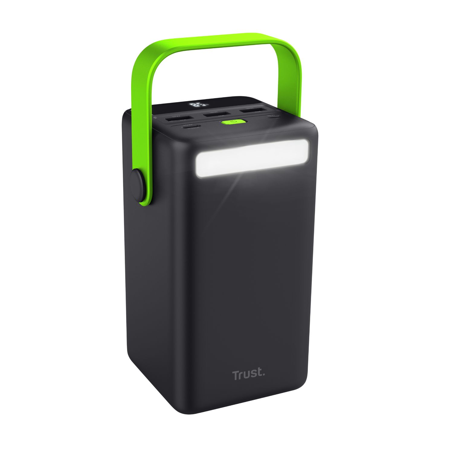 25196 - PowerBank Trust Redoh XXL 50000mAh mUSB USB-A USB-C Negro/Verde (25196)