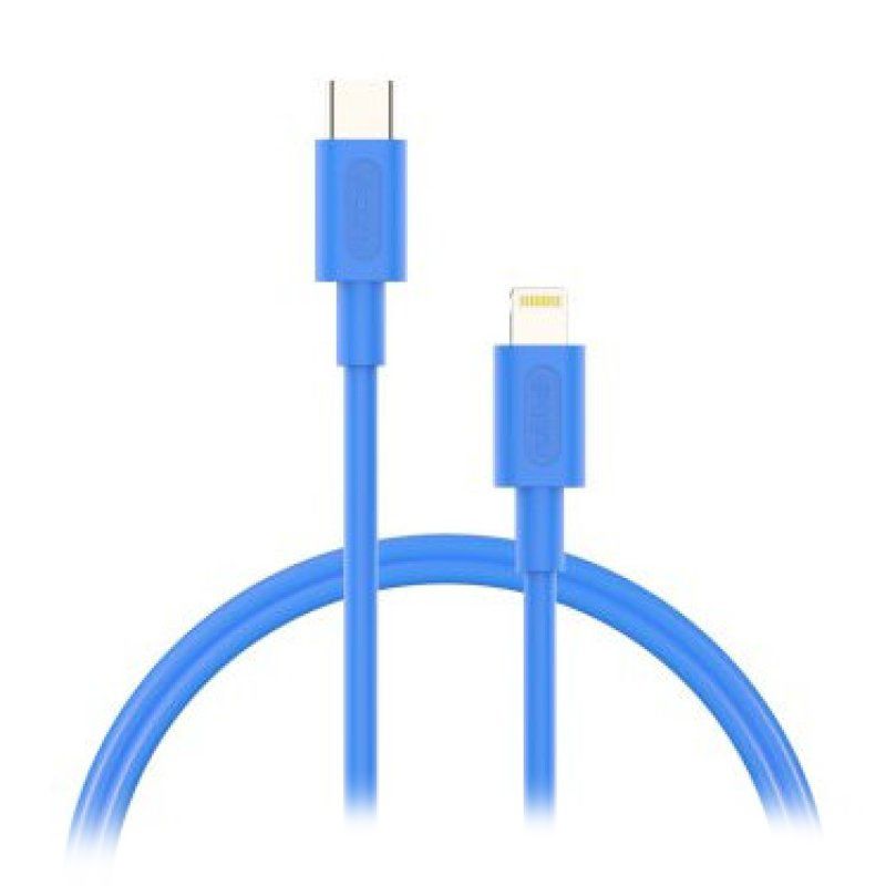 NBTCABLCLBL1 - Cable NUBBEH Elisium USB-C/M a Lightning/M 1m 2A Azul (NBTCABLCLBL1)