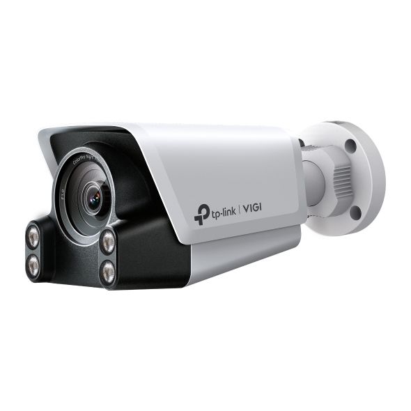 VIGI C340S(4mm) - Cmara IP TP-Link Cmara IP TP-Link H.265+ 4mp Sensor CMOS Altavoces/Micrfono Incorporados IP67 1xRJ45 Ethernet Visin Nocturna 30m LED Blanco Exterior Pared Blanca (VIGI C340S 4mm)