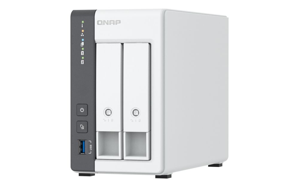 TS-216G - NAS QNAP ARM Cortex-A55 HDD/SSD SATA 2 Bah�as 4Gb 2xUSB 2.0 1xUSB-A 3.0 2xRJ45 GbE 2.5GbE 65W Blanco (TS-216G)