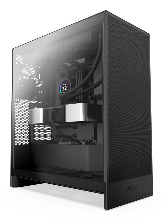 CM-H72FB-01 - Caja NZXT H7 Flow Ventana Lateral de Cristal Templado 2xUSB-A 3.0 1xUSB-C 3.1 ATX EATX mATX Mini-ITX Negra (CM-H72FB-01)