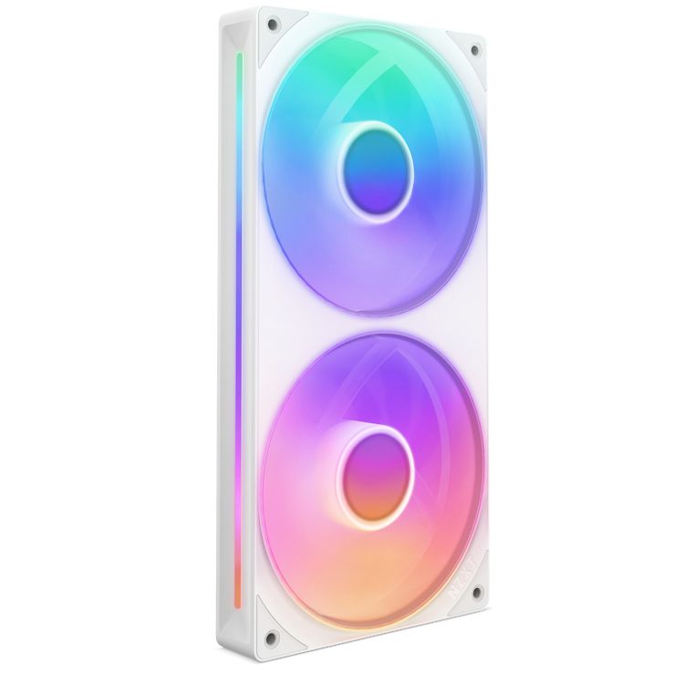 RF-U24HF-W1 - Ventilador CPU NZXT 2x120mm RGB Blanco (RF-U24HF-W1)