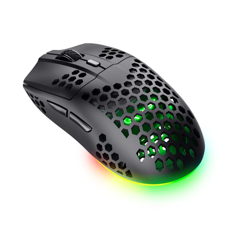 25307 - Ratn Gaming Trust GTX 929 Helox Diestro ptico RGB Wireless RF 4800dpi 6 Botones Negro (25307)