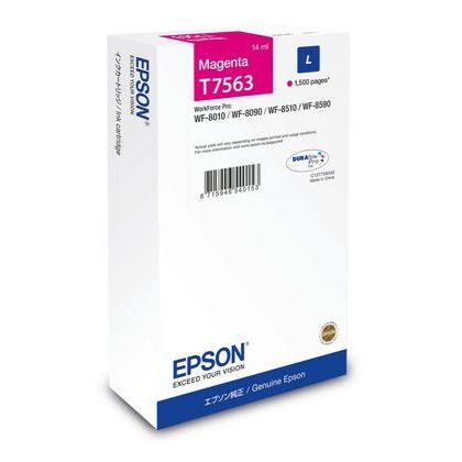 C13T75634N - Tinta Epson T7563 Magenta 14ml 1500 pginas para WF-8090/8590 (C13T75634N)