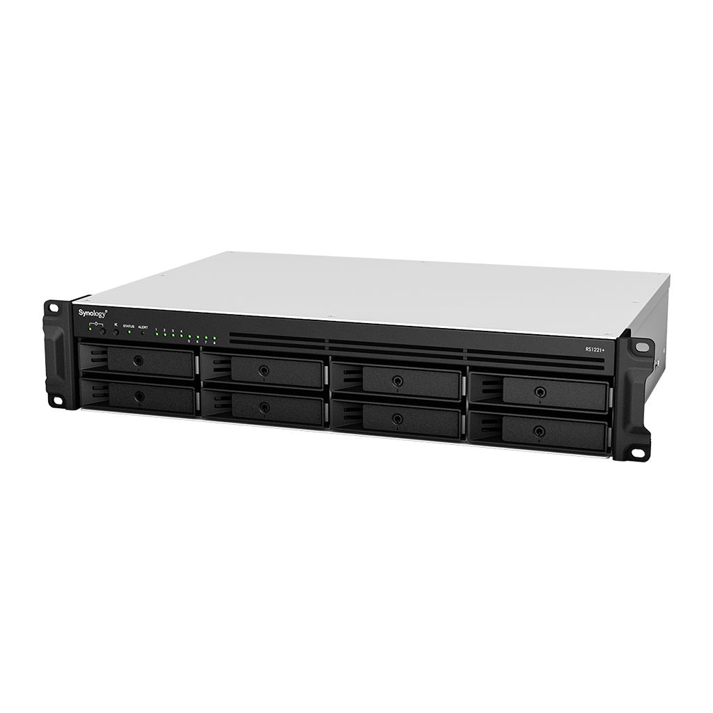 RS1221+ - Servidor NAS Synology RackStation V1500B 4DDR4 Ethernet USB 3.0 Negro (RS1221+)