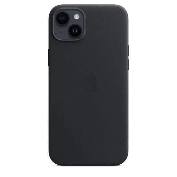 MPP93ZM/A - Funda de Piel Apple con MagSafe para iPhone 14 Plus Negro Medianoche (MPP93ZM/A)