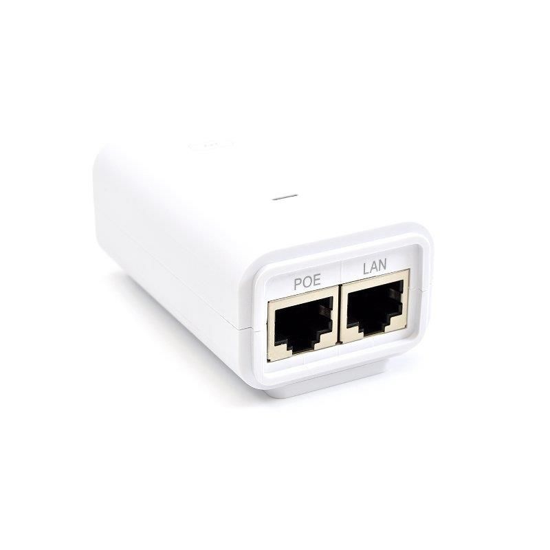 POE-24-24W-G-WH - Inyector PoE Ubiquiti 24VDC 1A Gbit Blanco (POE-24-24W-G-WH)