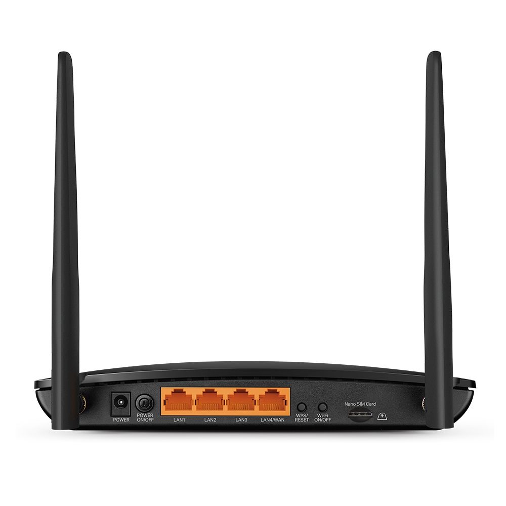 ARCHER MR500 - Router TP-Link AC1200 VPN WiFi 5 DualBand 4xRJ45 Gigabit Ethernet LAN GbE Ethernet WAN 2 Antenas Desmontables 4G LTE-FDD Negro (Archer MR500)