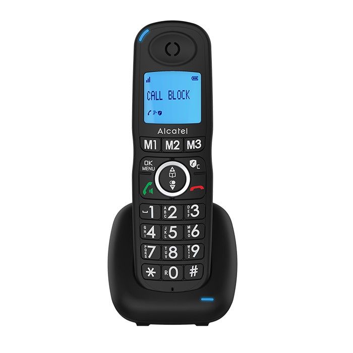 ATL1422290 - Telfono Inalmbrico Alcatel XL535 Identificador/Bloqueo de llamadas Contestador Automtico Altavoz Pantalla Duo Negro (ATL1422290)