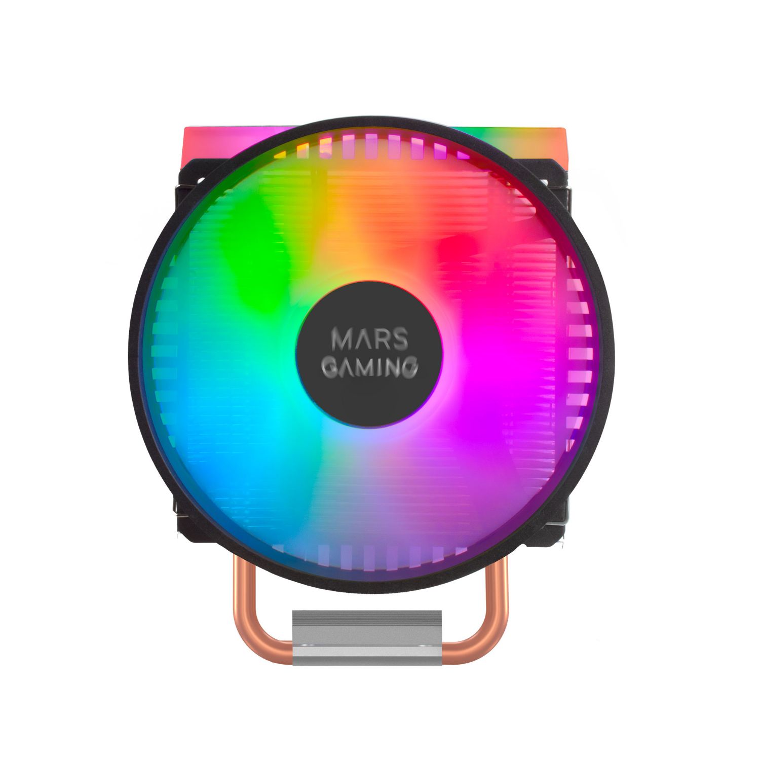 MCPU44 - Ventilador CPU Mars Gaming Multisocket Ultra Silencioso 110mm 160W Dual ARGB Negro (MCPU44)