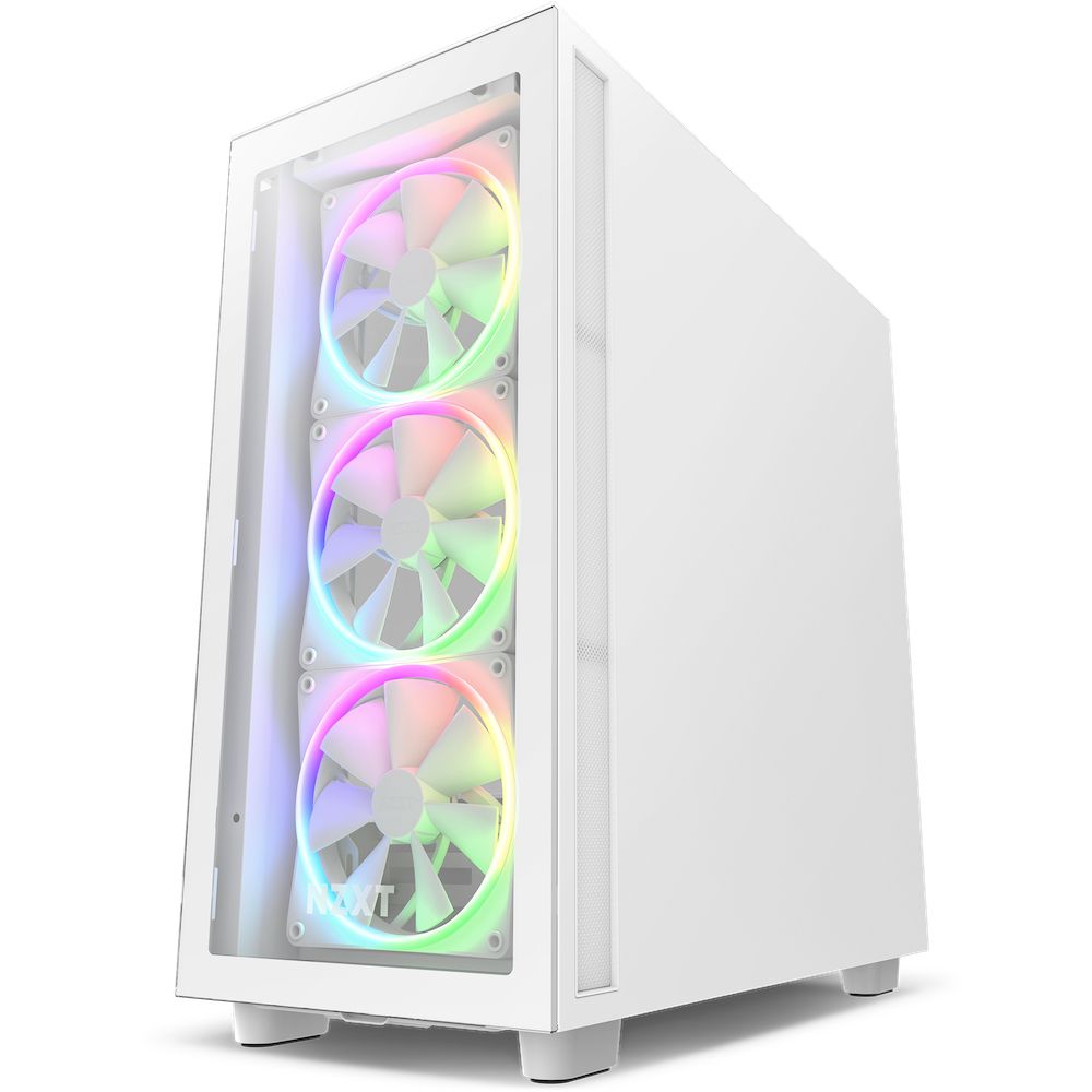 CM-H71EW-02 - Caja Gaming NZXT H7 Elite Ventana Lateral de Cristal Templado RGB 2xUSB-A 3.0 1xUSB-C 3.1 ATX mATX Mini-ITX Blanca (CM-H71EW-02)