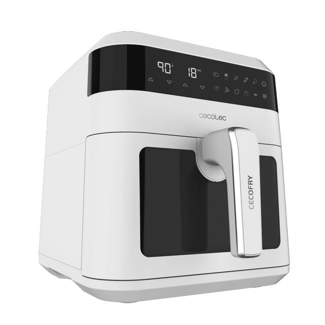 04998 - Freidora de Aire CECOTEC Cecofry Experience Window 6 Litros 9 Programas Termostato 80-200C Negro/Blanco (04998)