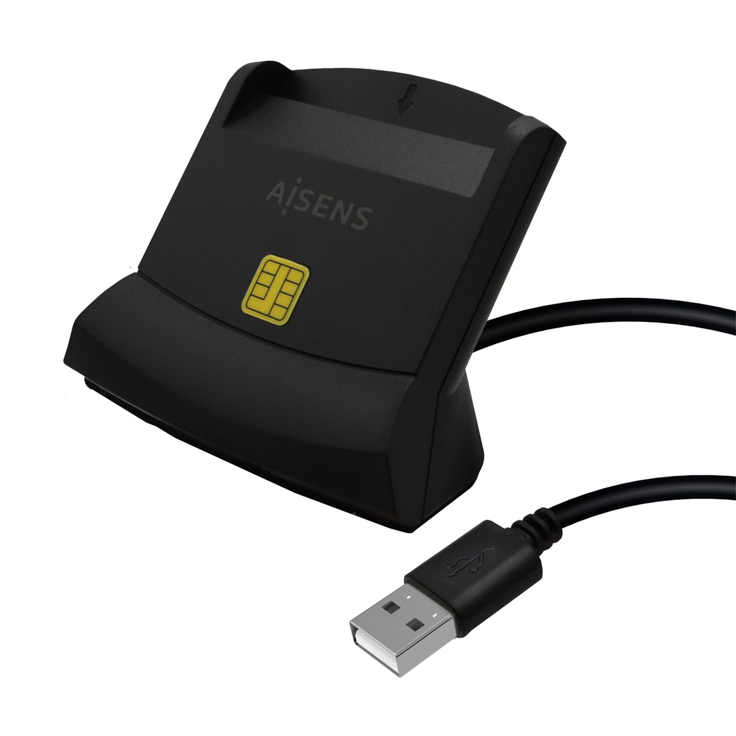 ASCR-SN05-BK - Lector AISENS Tarjetas Inteligentes DNIe USB 2.0 Negro (ASCR-SN05-BK)