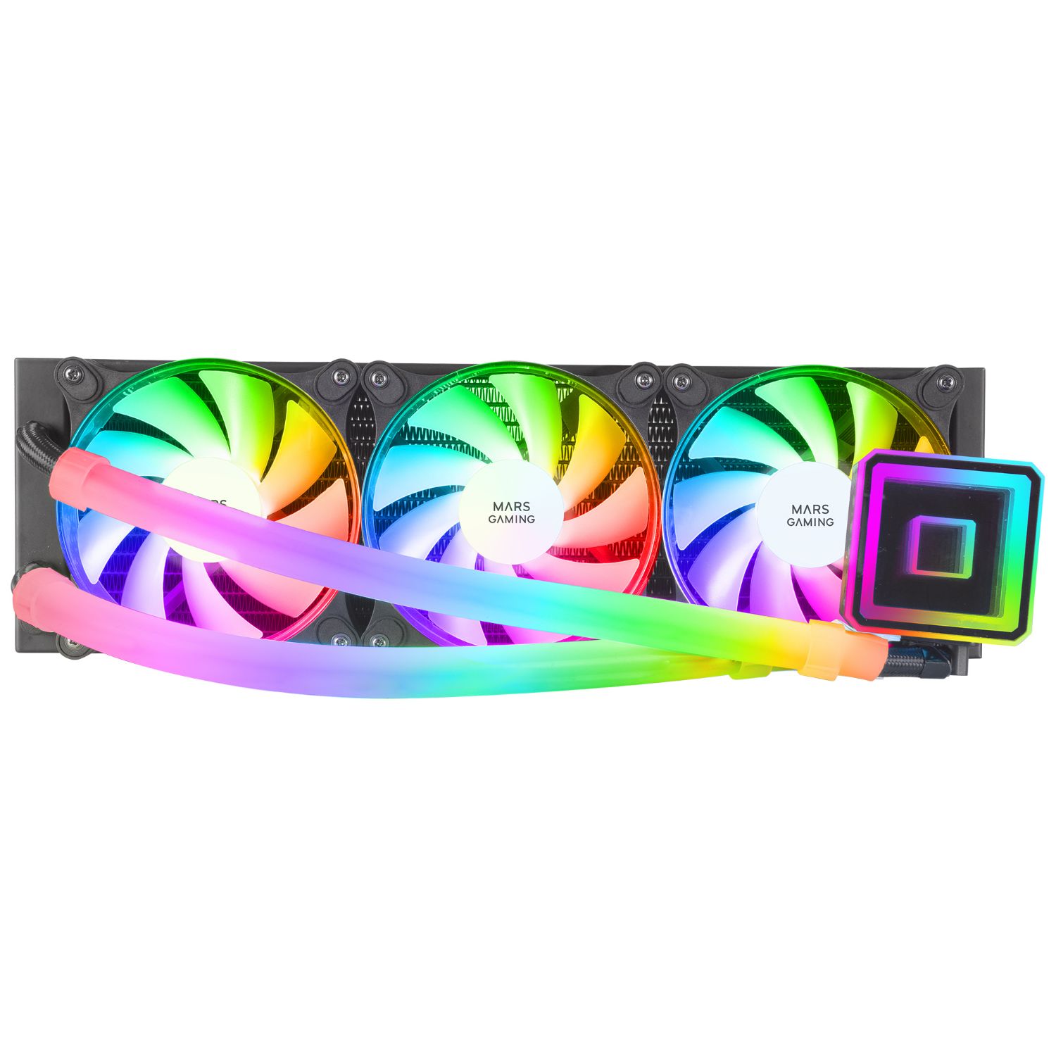 MLULTRA360 - Refrigeracin Lquida CPU Mars Gaming Multisocket 3x120mm 650W ARGB Negra (MLULTRA360)