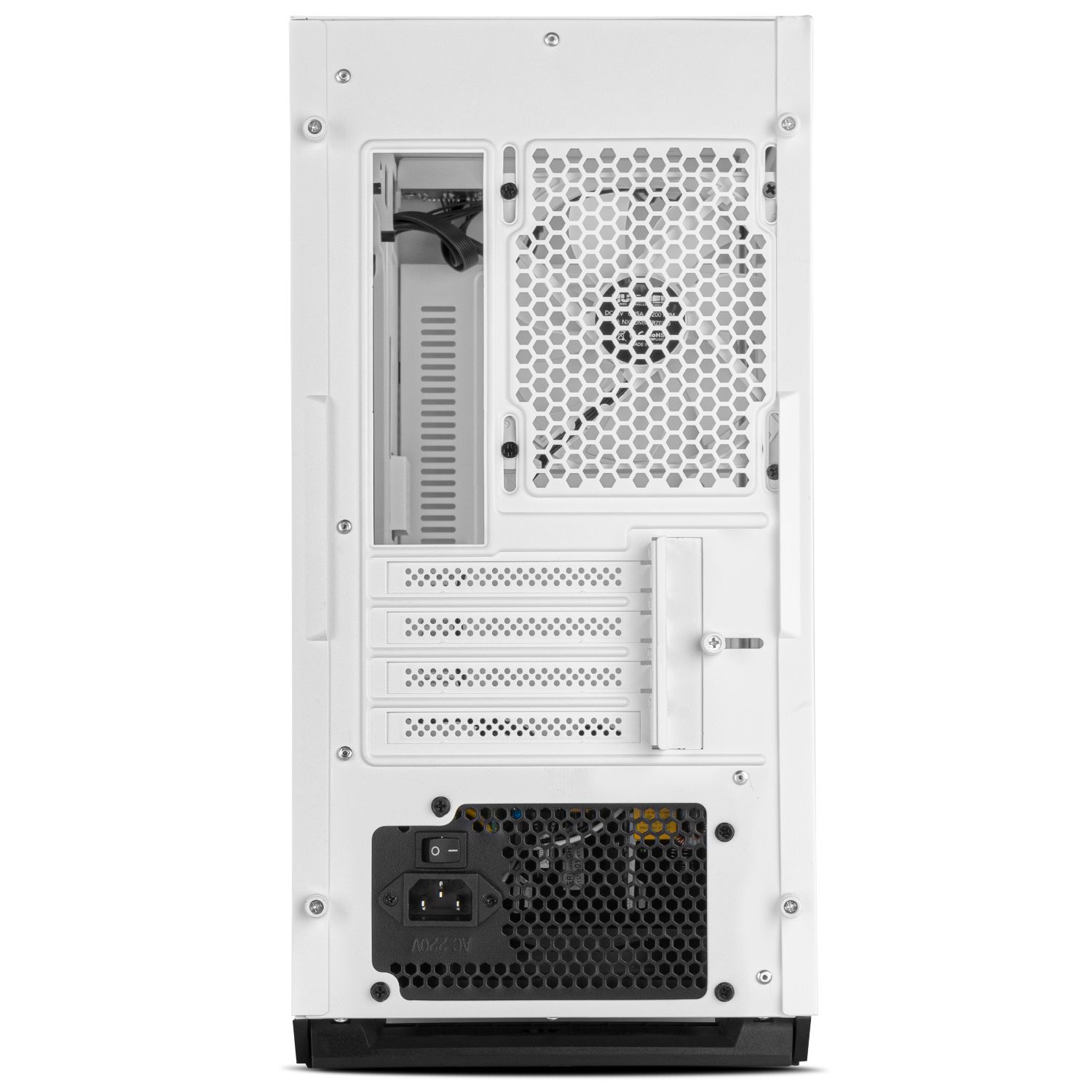 NXHUMMERZEROCOREW - MiniTorre NOX Hummer Zero 450W 2xUSB 2.0 1xUSB-A 3.0 mATX Mini-ITX Blanca (NXHUMMERZEROCOREW)