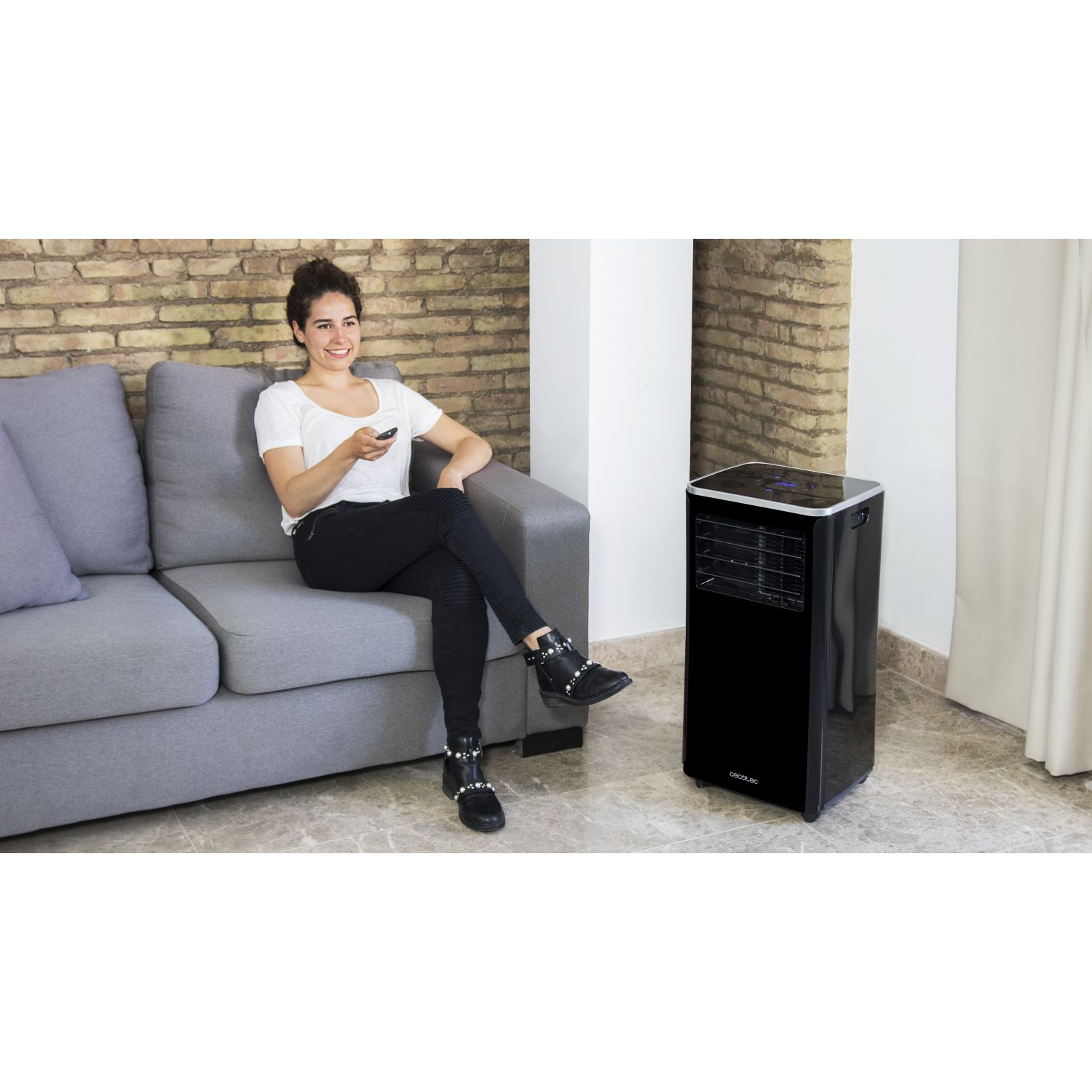 05263 - A.C. Porttil CECOTEC ForceClima 9250 SmartHeating. Potente 4 en 1, Fro y Calor, 000 BTU, 350 m/h, Pantalla Digital, Temporizador 24h (05263)