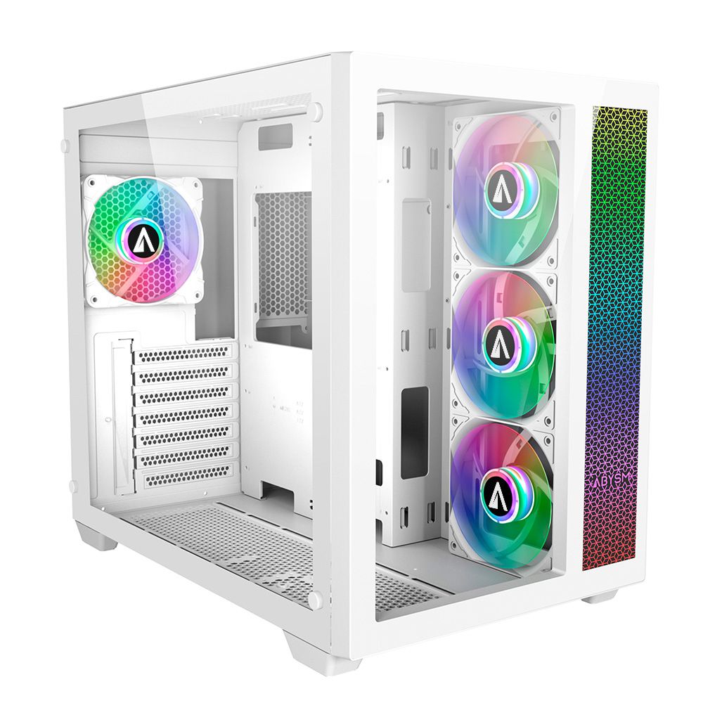 AB128501 - Semitorre ABYSM Danube Sava 285 ARGB ATX Blanco (AB128501)