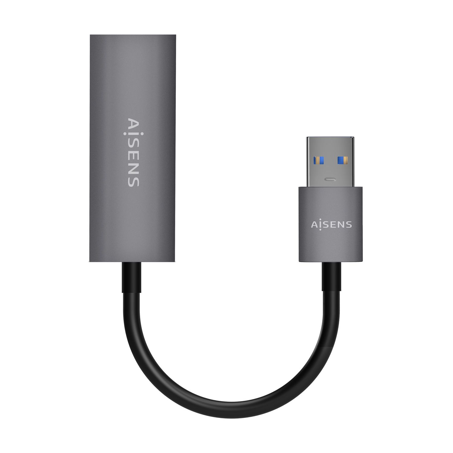 A106-0708 - Adaptador AISENS USB-A 3.0 a RJ45 15cm Gris (A106-0708)