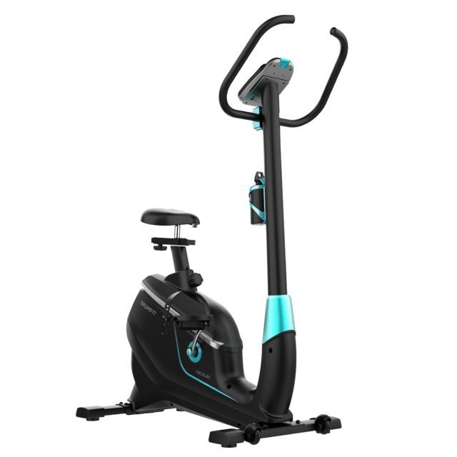 07085 - Bicicleta Estática CECOTEC DrumFit Cycle 9000 Talos Pro. Resistencia Magnética Pulsómetro Sillín ComfortFit Volante de Inercia de 9Kg Hands Free con Soporte para Dispositivos LCD con Panel de Control Máx. 130Kg (07085)
