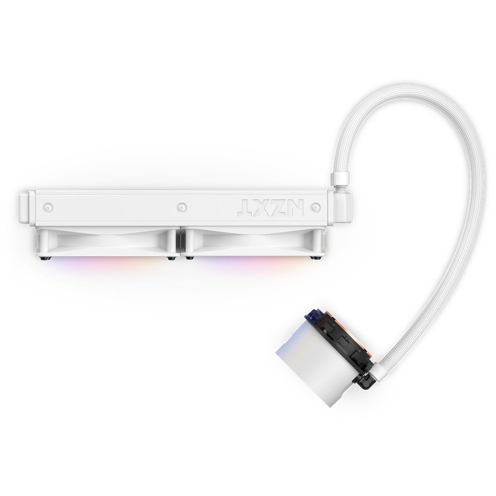 RL-KR240-W1 - Refrigeracin Lquida CPU NZXT Kraken Elite 240 LCD Multisocket 2x120mm RGB Blanca (RL-KR240-W1)