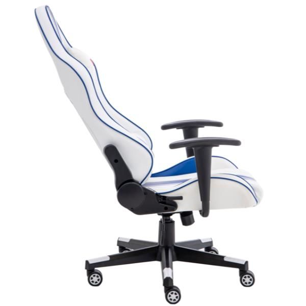 AT012BIS-WB - Silla Gaming NASA Atlantis Bis Altura/Reposabrazos regulables Cojin cervical/lumbar Blanca/Azul (AT012BIS-WB)