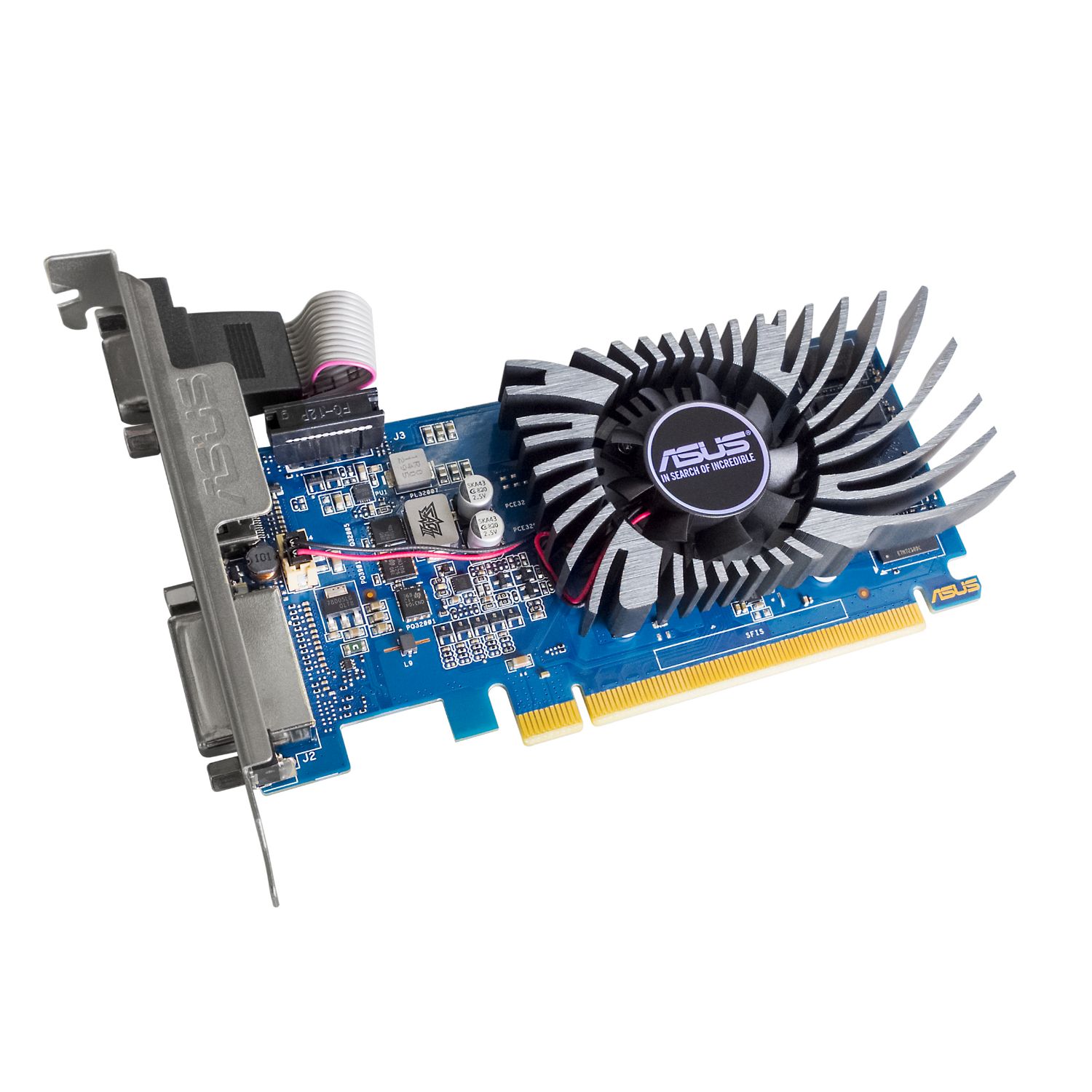 90YV0HN1-M0NA00 - Tarjeta Grfica ASUS Nvidia GeForce GT730-2GD3-BRK-EVO 2Gb GDDR3 Low Profile 1xDVI-D 1xHDMI 1xVGA PCIe 2.0 HDCP OpenGL 4.6 (90YV0HN1-M0NA00)
