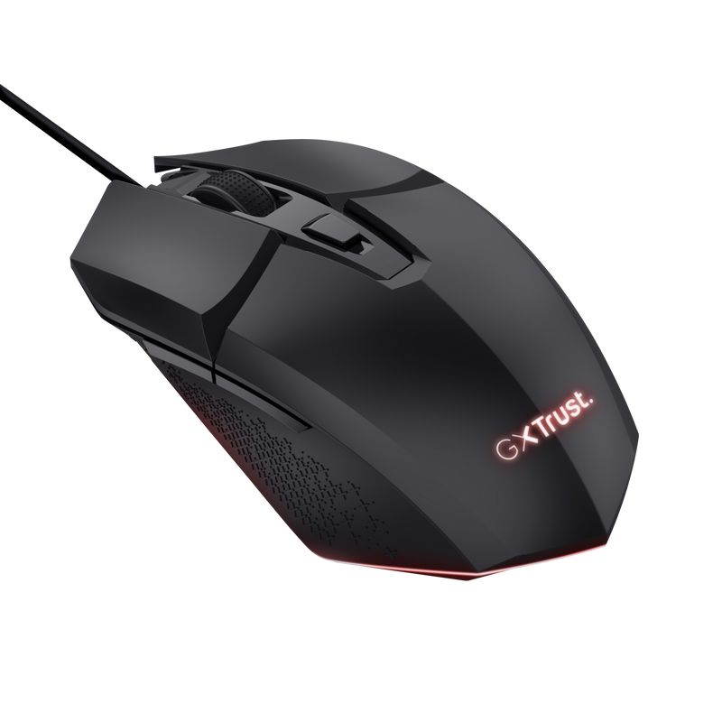 25036 - Ratn Gaming Trust ptico Diestro GXT 109 Felox RGB USB-A Cable 1.5m 6400dpi 6 Botones Negro (25036)