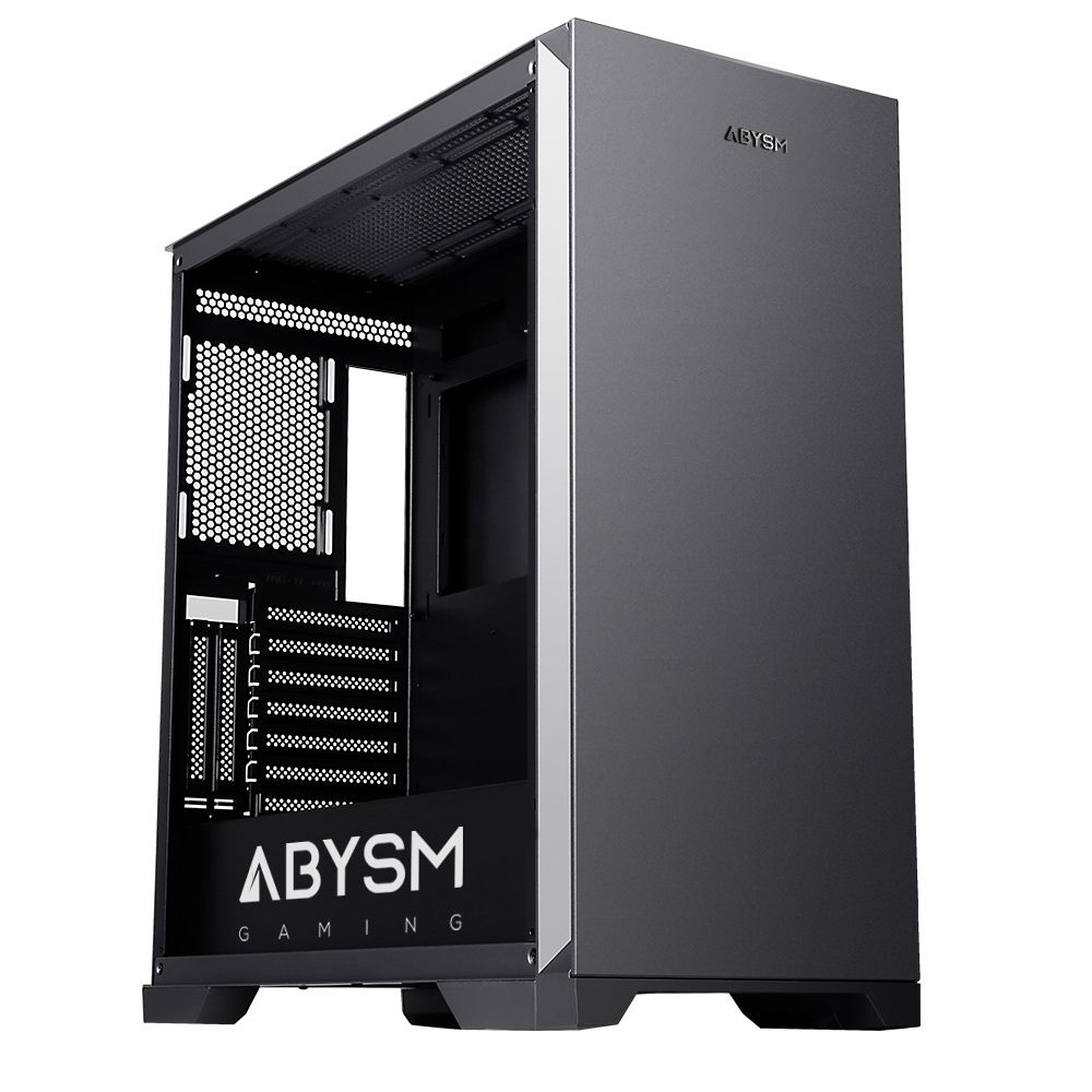 AB812113 - Torre Abysm Danubio Mura Pro Sin Fuente 2xUSB-A 3.0 1xUSB-C 3.1 ATX EATX ITX mATX Negra (AB812113)