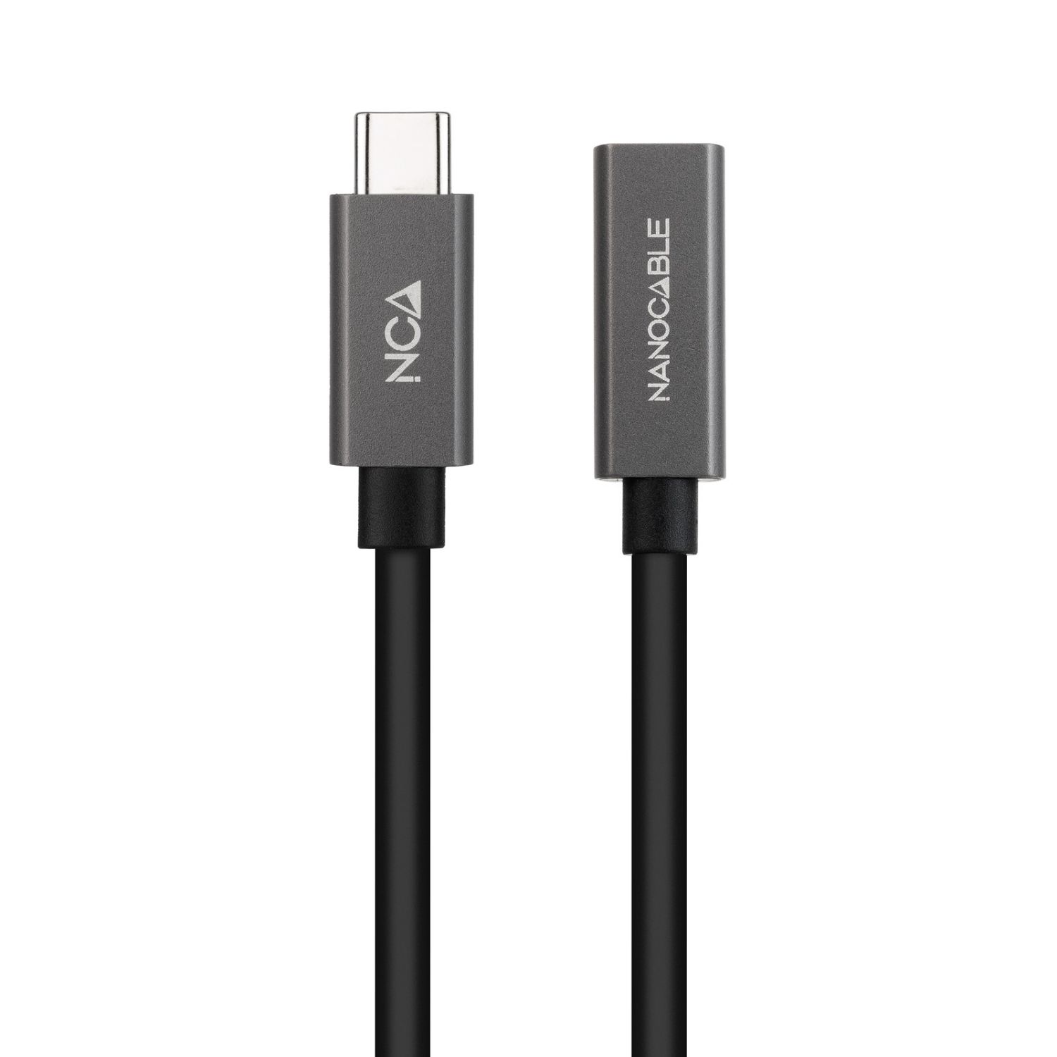 10.01.4401-L150 - Nanocable USB-C 3.2/M a USB-C 3.2/H 1.5m Negro (10.01.4401-L150)