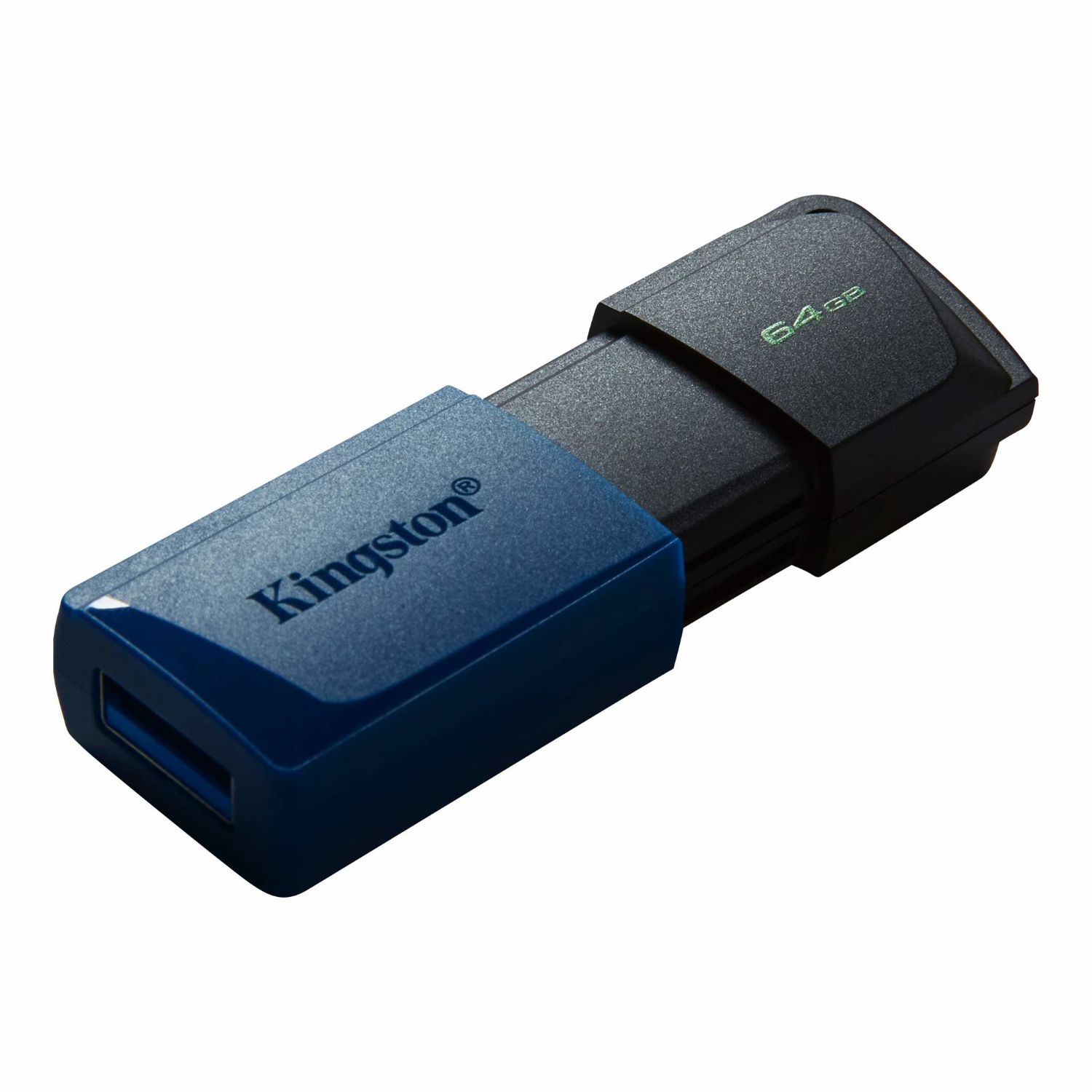 DTXM/64GB - Pendrive Kingston DataTraveler Exodia M 64Gb USB-A 3.0 Llavero Negro/Azul (DTXM/64GB)
