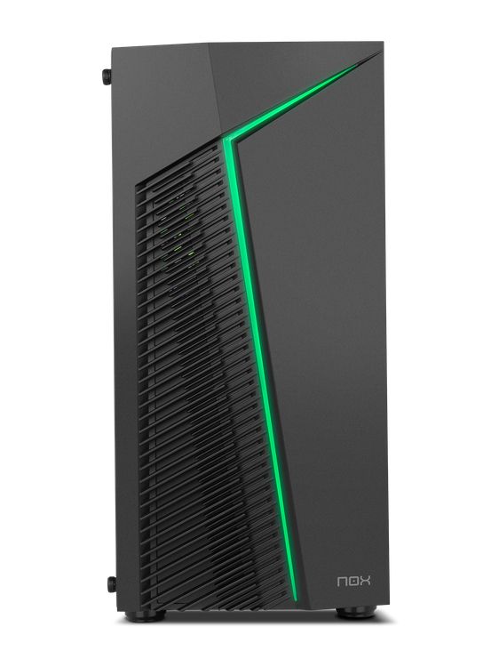 NXINFTYZETA - Caja NOX Infinity Zeta Ventana Lateral de Cristal Templado ARGB Sin Fuente 2xUSB 2.0 1xUSB-A 3.0 mATX ITX Negra (NXINFTYZETA)