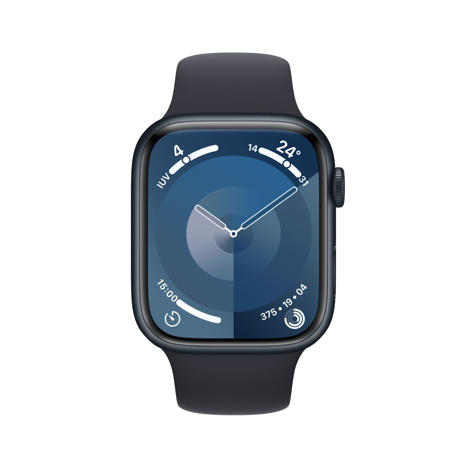 MR993QL/A - Apple Watch S9 45mm GPS caja Aluminio Midnight/Correa Sport Midnight (MR993QL/A)