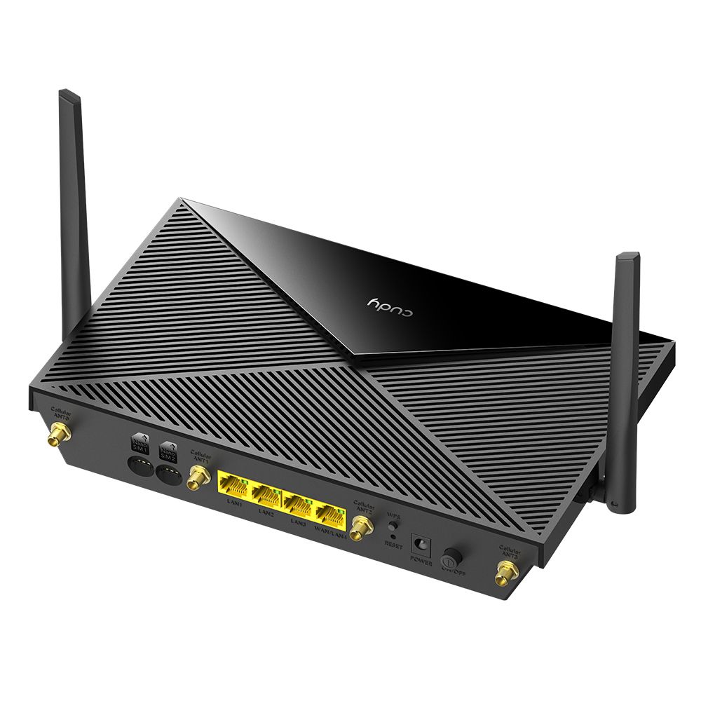 P5_EU - Router CUDY AX3000 WiFi 6 DualBand 4xRJ45 Ethernet LAN/WAN 5G Negro (P5)