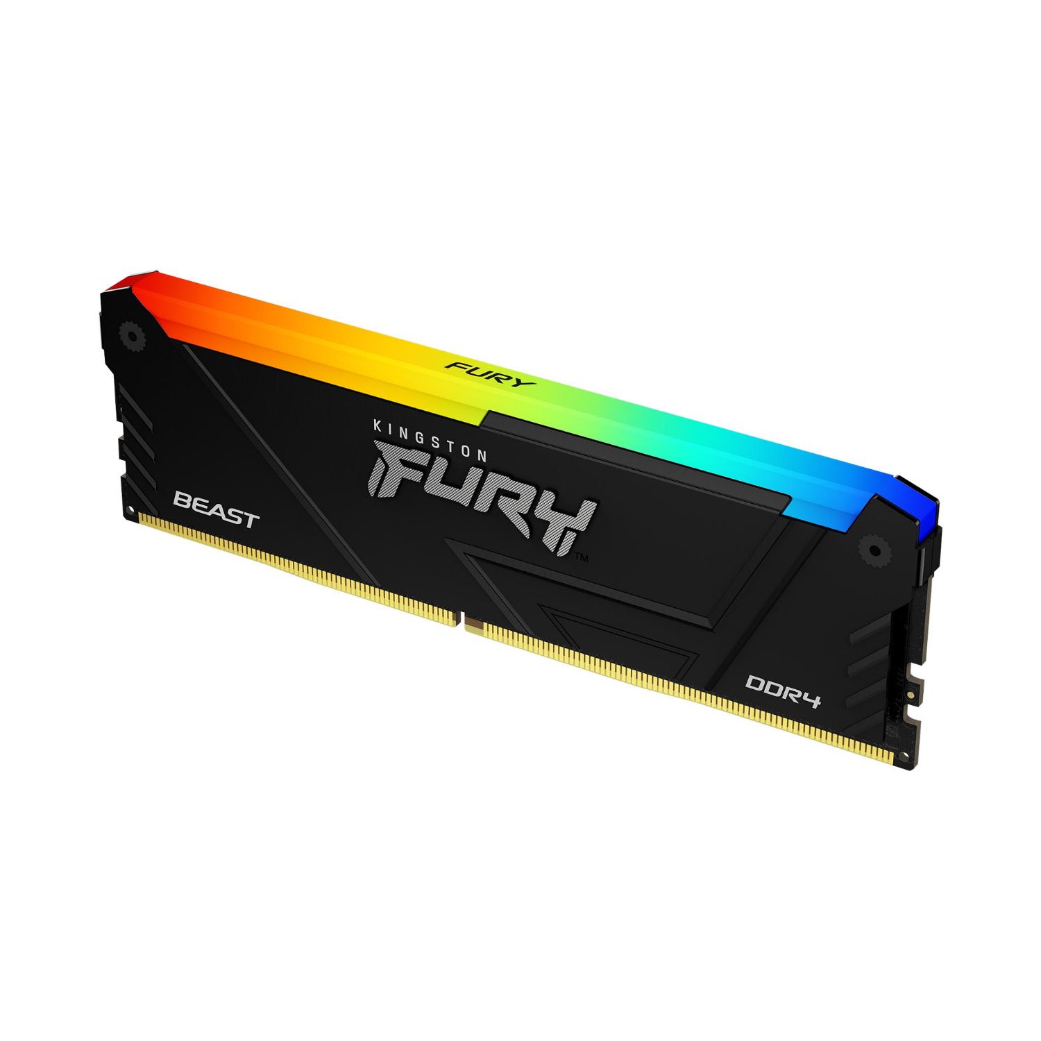 KF432C16BB2A/8 - Mdulo Kingston DDR4 8Gb 3200Mhz Fury Beast RGB C16 288-pin DIMM 1.35V PC/Servidor (KF432C16BB2A/8)