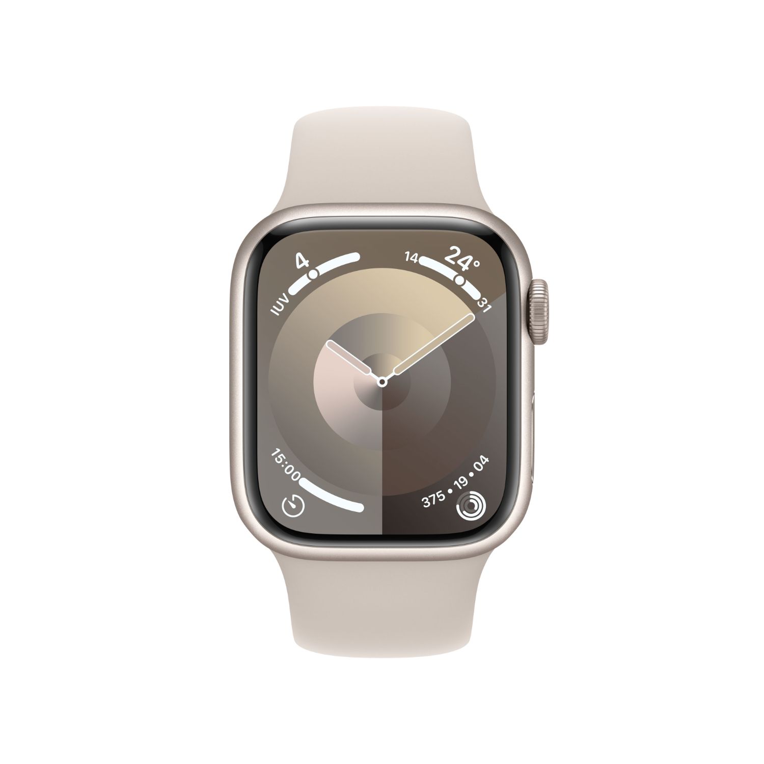MR8T3QL/A - Apple Watch S9 GPS 41mm Tctil Digital NFC WiFi 4 Bluetooth 5.3 Caja Aluminio Beige Correa S/M Beige IP6X watchOS 10 (MR8T3QL/A)