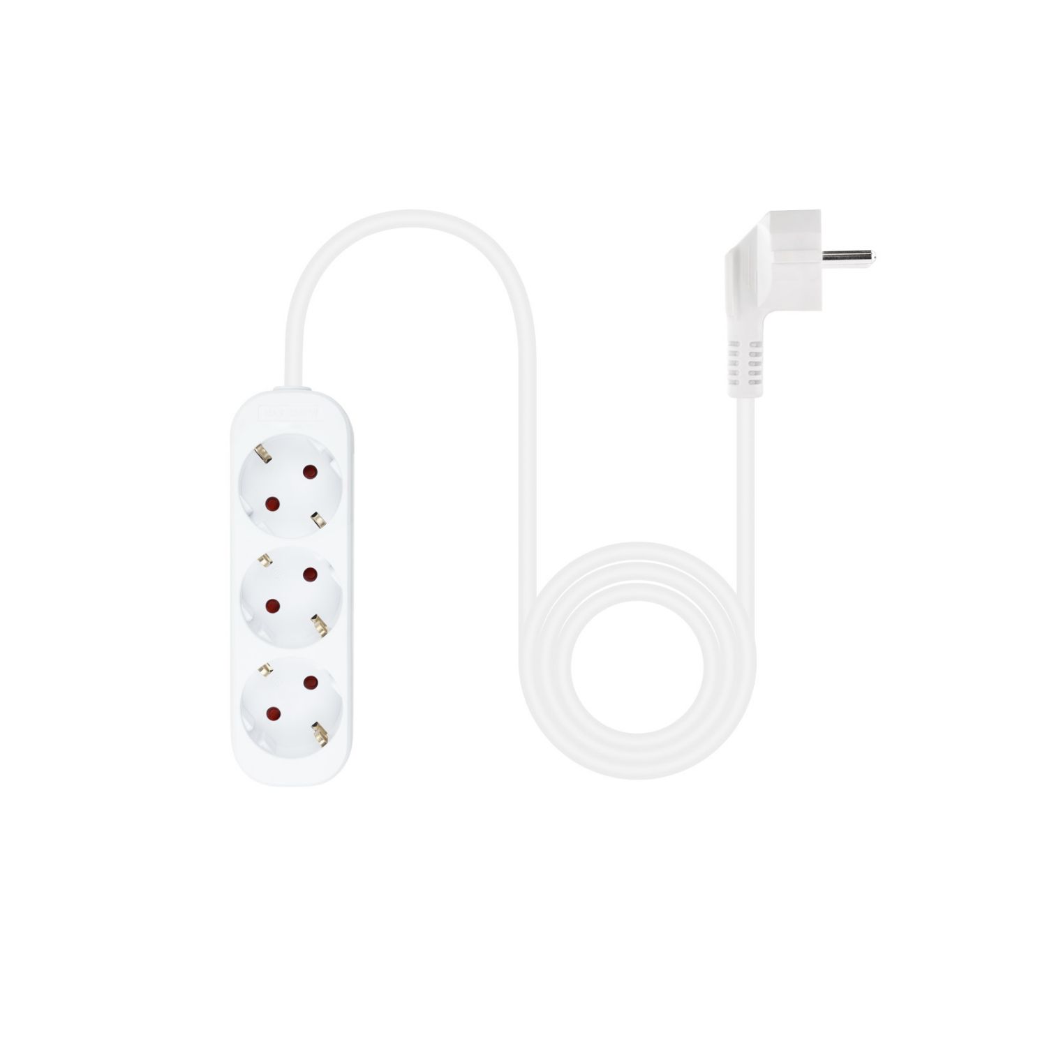 10.38.0003-NS - Regleta Nanocable 3xSchuko Cable 1.4m Blanca (10.38.0003-NS)