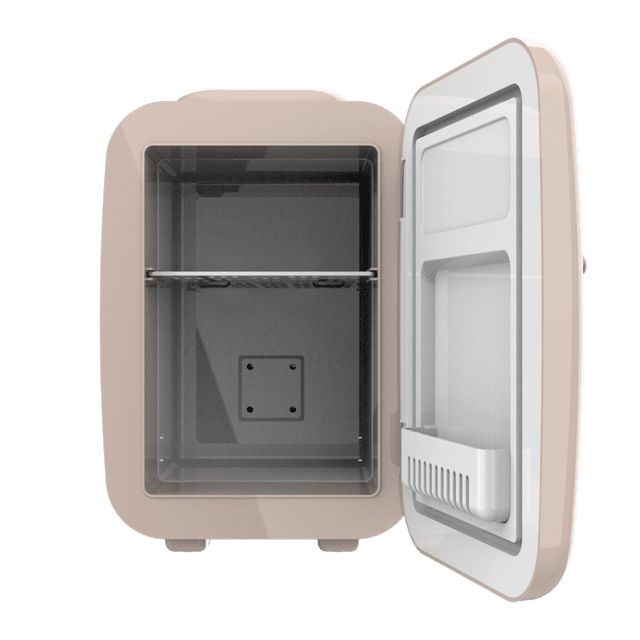 02687 - Frigorifico CECOTEC Bolero MiniCooling 4L Habana Cream Compatible con coche y caravanas Funcin enfriamiento y calentamiento 7-65C Gris (02687)